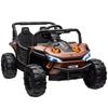 Children's Electric Car UTV Children's Electric Buggy with 2.4Ghz Remote Control 2 Motors 103L X 69W X 59H Cm Brown