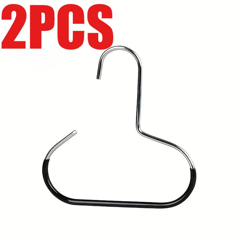 *1/2/5pcsVersatile Manganese Steel Round Hook - Perfect for Hats, Ties, Scarves & Bags, Strong Load-Bearing, Non-Deformable