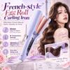 Clamping French-style Egg Roll Curling Iron 32mm Hair Styling Tool  Wavy Hairstyles