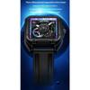 AILANG Herren Skelett Automatische Mechanische Uhr Leuchtend Wasserdicht Quadratisch Großes Zifferblatt Mode Herrenuhr 41mm Zifferblatt