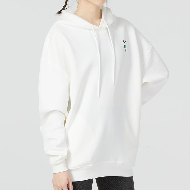 Nike As W Nsw Premium Po Hd Flc Hooded Pullover Sweatshirt White FB7650-133