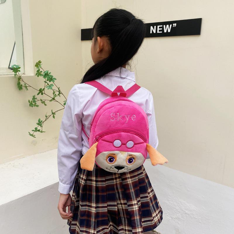 New Cross-Border Toddler Plush Backpack & Coin Purse for Ages 1-4 - Cartoon Design, Lightweight