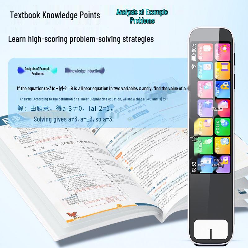 Step-by-Step Reading Pen: English-Chinese Smart Translator & Dictionary for Students