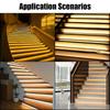 32 Channels DC12V/24V Stair LED Motion Sensor Light for Stair Light Prevent Short Circuit Controller Automatic Indoor Stairway Ladder Night Light