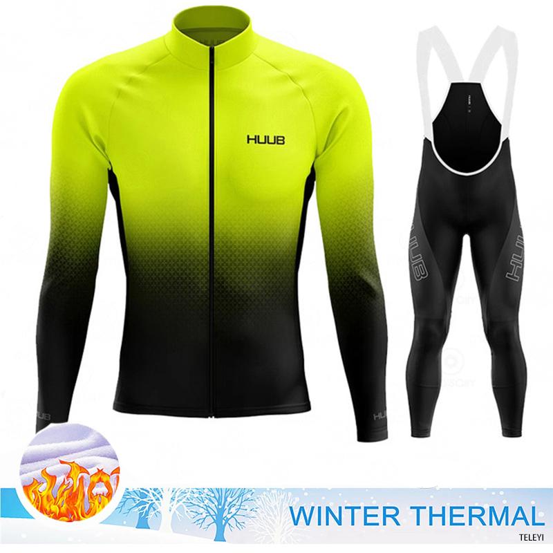 2026 Winter Warm Cycling Clothing Set  Team Winter Cycling Jersey Set Bicycle Sportwear Suit  Uniform Ciclismo Road Bike Clothing Bicicleta 06