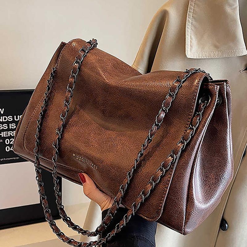 Tasche Neue Herbst- und Wintermode Damen-Tasche Kette Unterarmtasche Große Kapazität Eine Schulter Crossbody Kissen-Tasche Gepäck