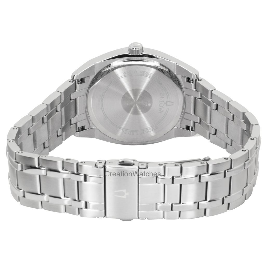 Bulova Surveyor Classic Stainless Steel Blue Dial Quartz 96C125 Men's Watch