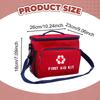 Empty First Aid Bag Travel Medicine Spacious Lightweight with Shoulder Strap Pouch for Car Gym