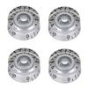 4pcs Electric Guitar Knob Cap Guitar Volume Tone Button Musical Instrument Classic Texture Supplies Parts Accessaries