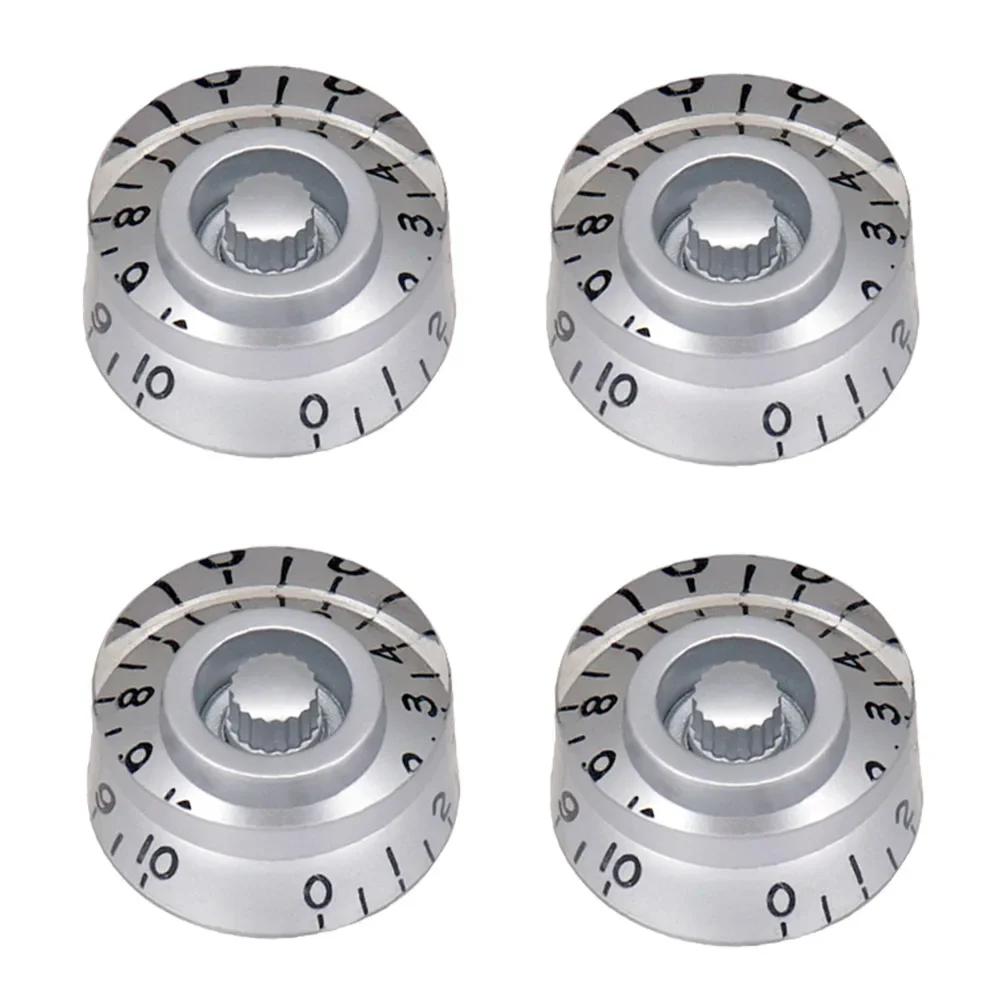 4pcs Electric Guitar Knob Cap Guitar Volume Tone Button Musical Instrument Classic Texture Supplies Parts Accessaries