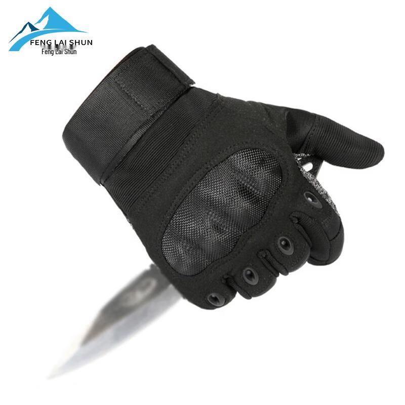 Fenglai Shun Men s Full-Finger 5th Grade Anti-Cut Tactical Gloves