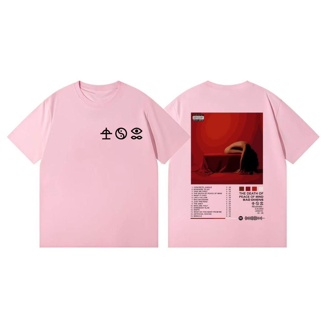Limited Bad Ounisexs Band Album Merch Tshirt Unisex Women Clothing Harajuku Rock Style Tshirts Summer Fashion Casual Cotton T Shirt