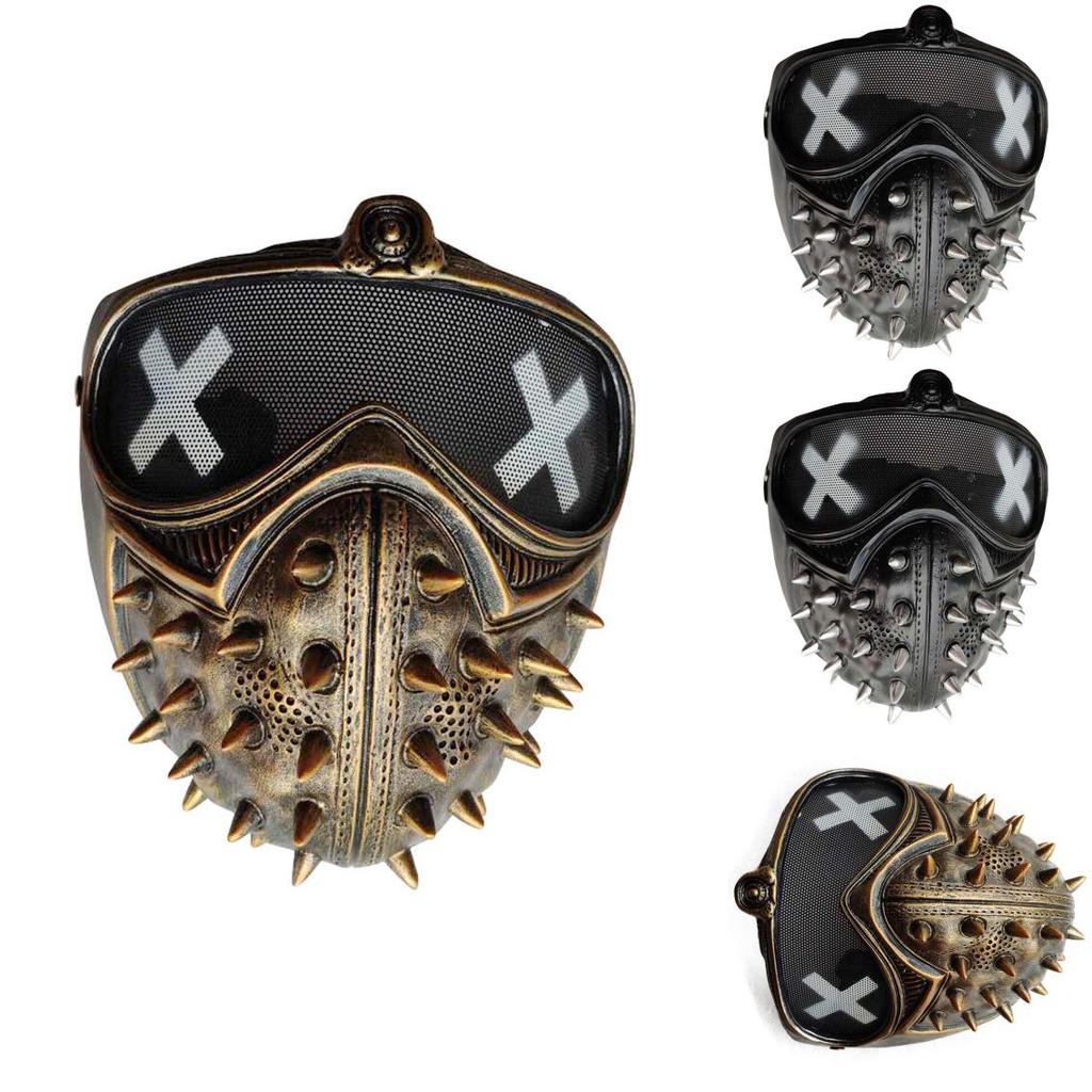 Watch Dogs Character Mask With Horror Style Resin Design For Themed Celebrations And Festivals