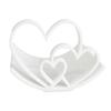 Heart-shaped Toilet Roll Holder No-slip Base Stable Paper Towel Container Rust-proof 3D Printed Toilet Paper Rack
