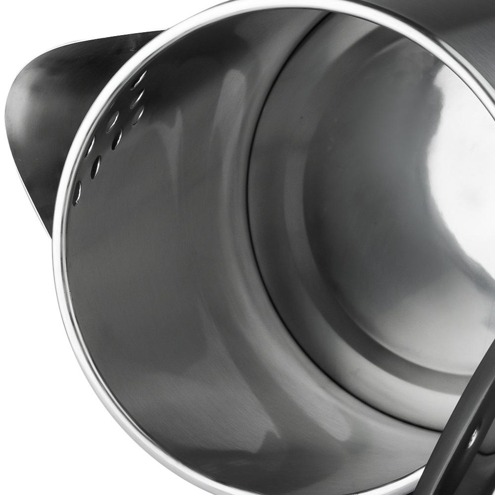 Stainless Steel Electric Kettle with Auto Shut-Off, 2.0L Food Grade Tea Maker