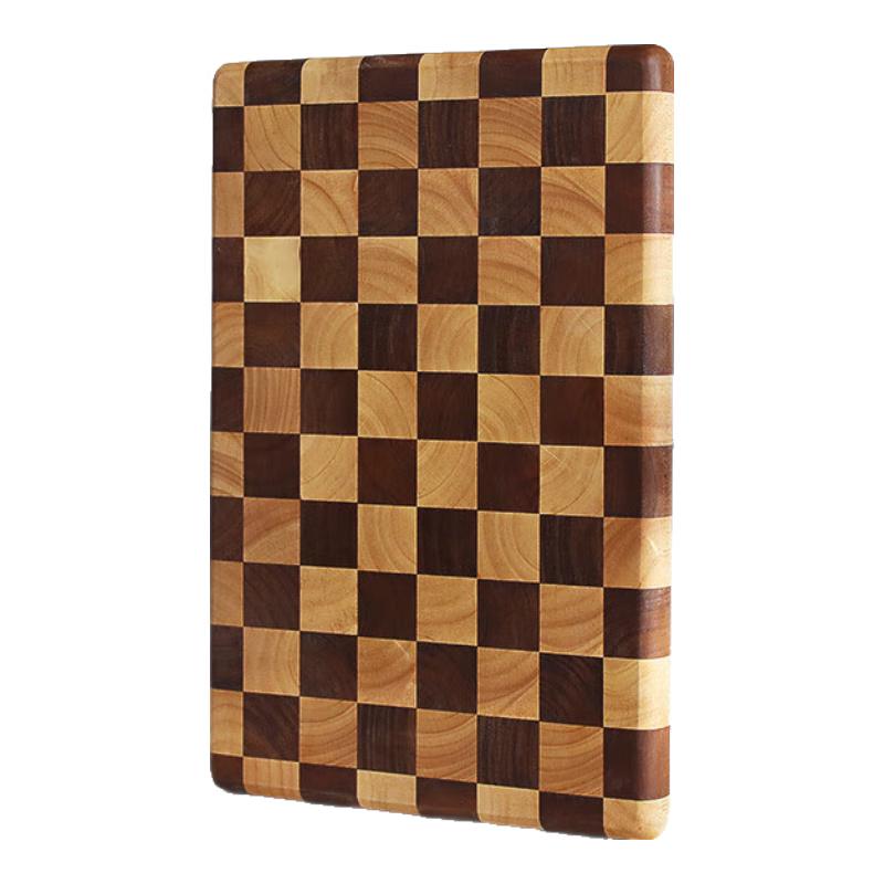 YUSOTAN Imported Checkered Solid Wood Cutting Board