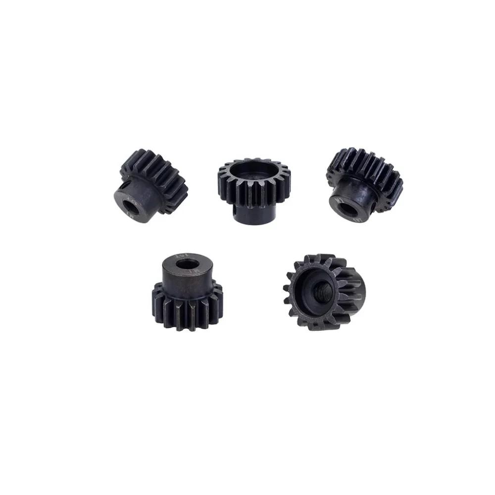 M1 5mm Welle 11-15Z 16-20Z 21-25Z 26-30Z Schwarzes Stahlmetallritzel Motorritzel für 1/8 1/10 RC Auto Modell Spielzeug Motorzubehör