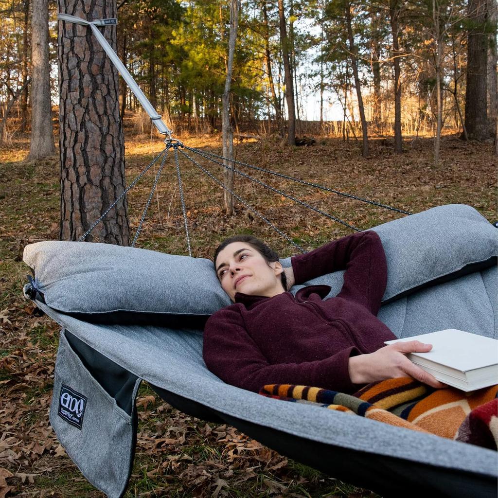 ENO Eagles Nest Outfitters Apollo Suspension System Gray/Charcoal