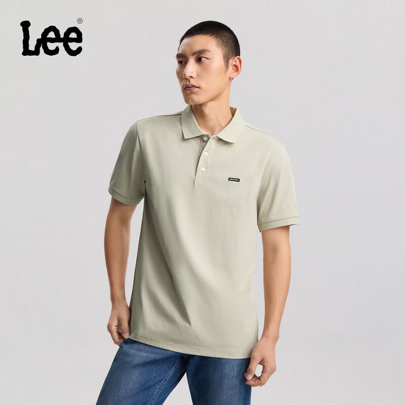 Lee Men's Standard Fit Logo Polo Shirt