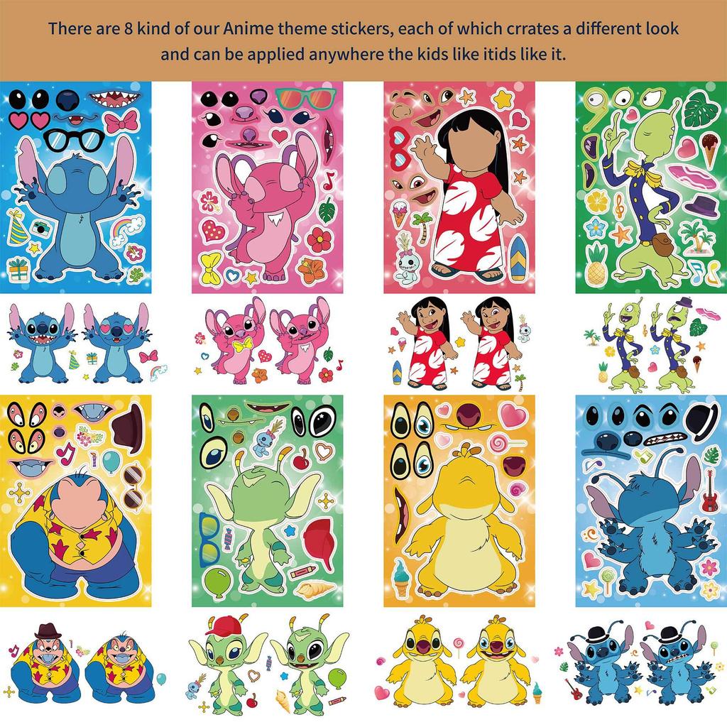 Lilo & Stitch Interactive Educational Puzzle Stickers for Kids