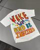 Y2k Top Vintage Street Alphabet Print Short Sleeve Woman Tshirt 2024 Summer Harajuku Couple Casual Loose Oversized Tshirt