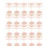 20 st Memoklämma Härlig Roséguld Liten Kuvertform Bordsnummerhållare Fotokortställ för Bröllop Kontor