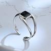 Ventfille   Copper Glazing Ring For Women Minimalist Double Layers Aesthetic Creative Austere Jewelry Gift Dropship