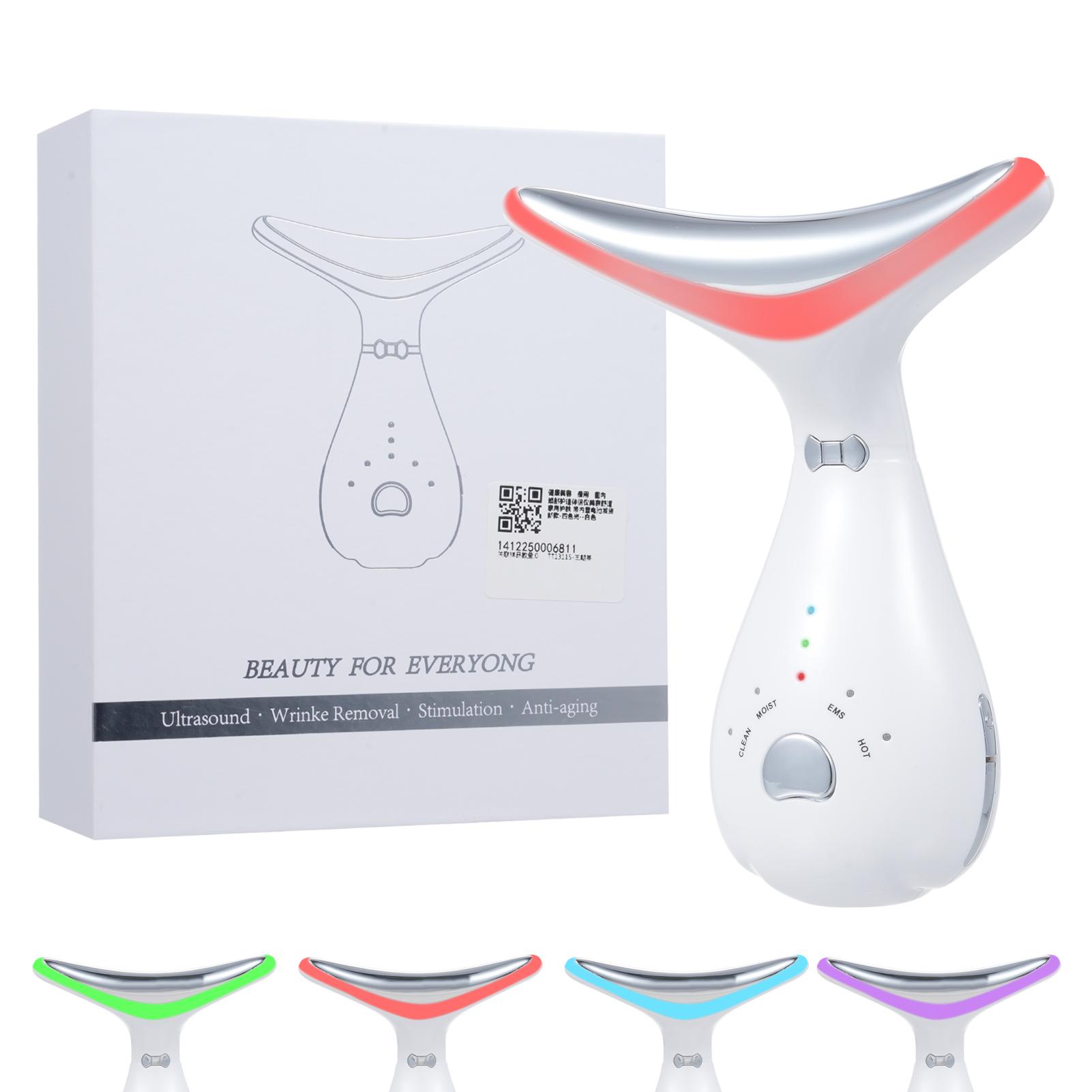 

Аппарат для подтяжки лица и шеи Машина для укрепления кожи шеи Инструмент для кожи дома Белый белый