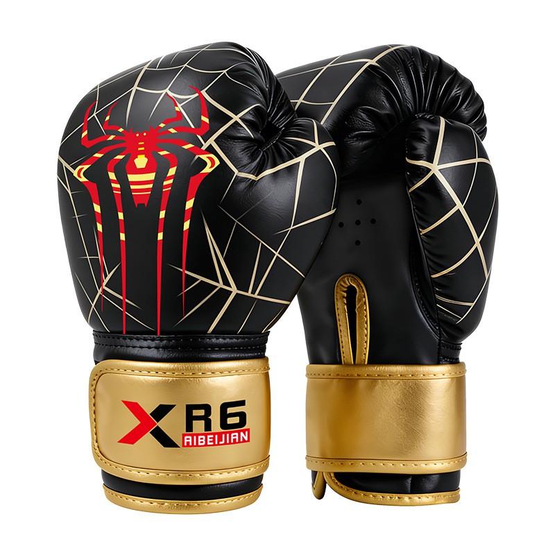 Gyerek Bokszkesztyűk Edzés Ütőzsák Sparring Harcművészeti Gyakorlás 4oz 6oz Ifjúsági Küzdősport Felszerelés 4 oz black