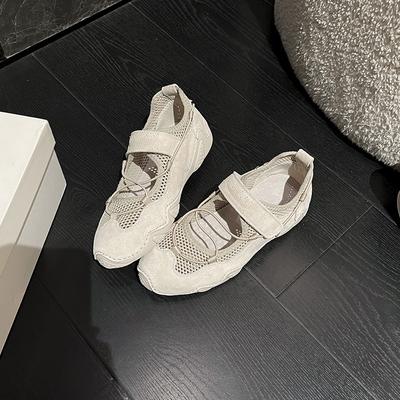Freizeitschuhe Mary Jane Damenschuhe Sommer neu weichsohlige Sportschuhe Damen vielseitige flachsohlige Einzelschuhe Sandalen