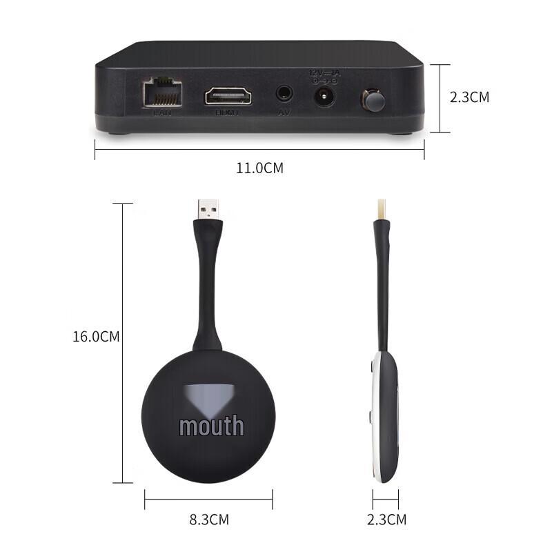 HSD-MI100 Wireless HDMI Screen Mirroring Kit (CN version)