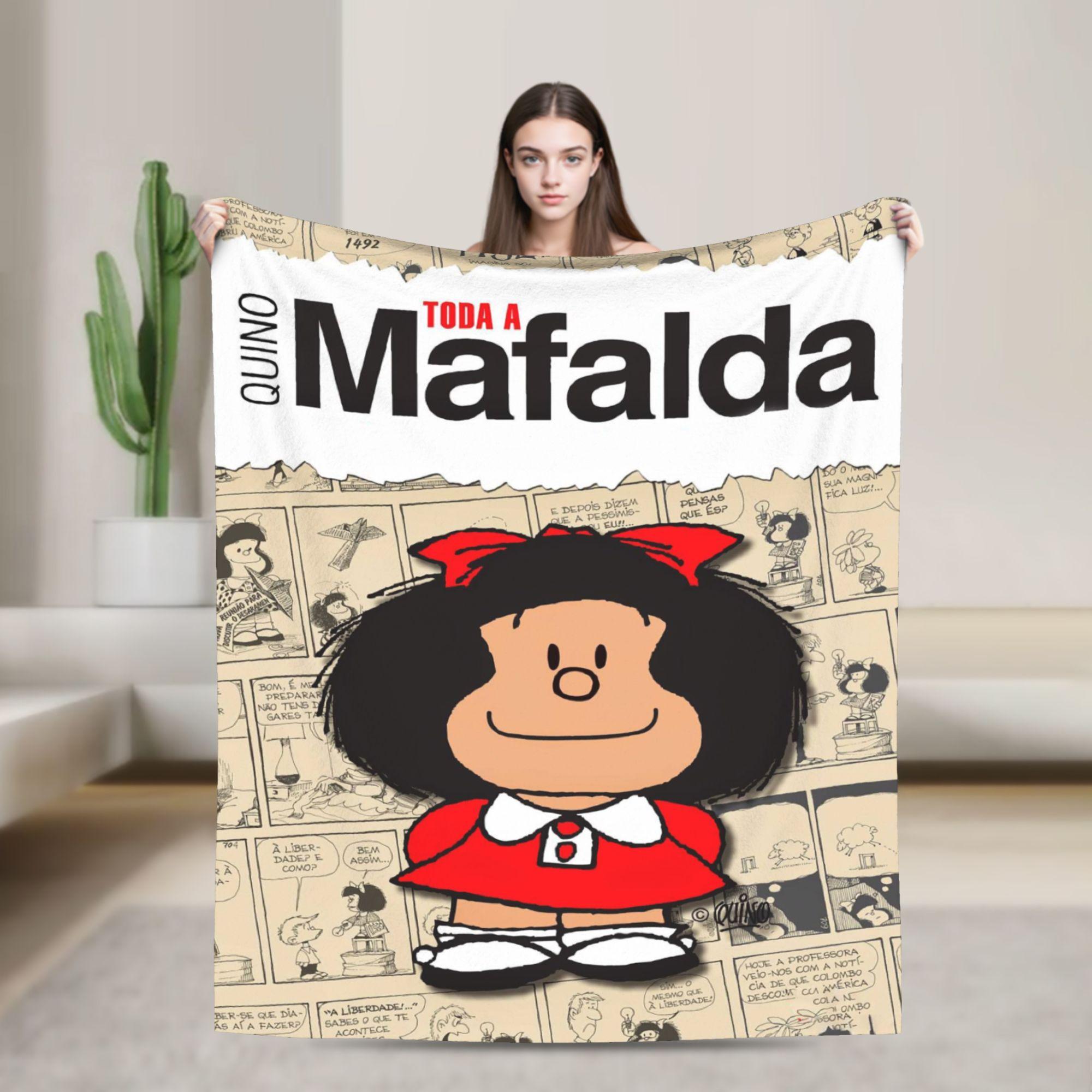 

Mafaldas Flannel blanket Anime Awesome Throw blanket for Home Hotel Sofa 200x150cm Bedspreads 75x90cm