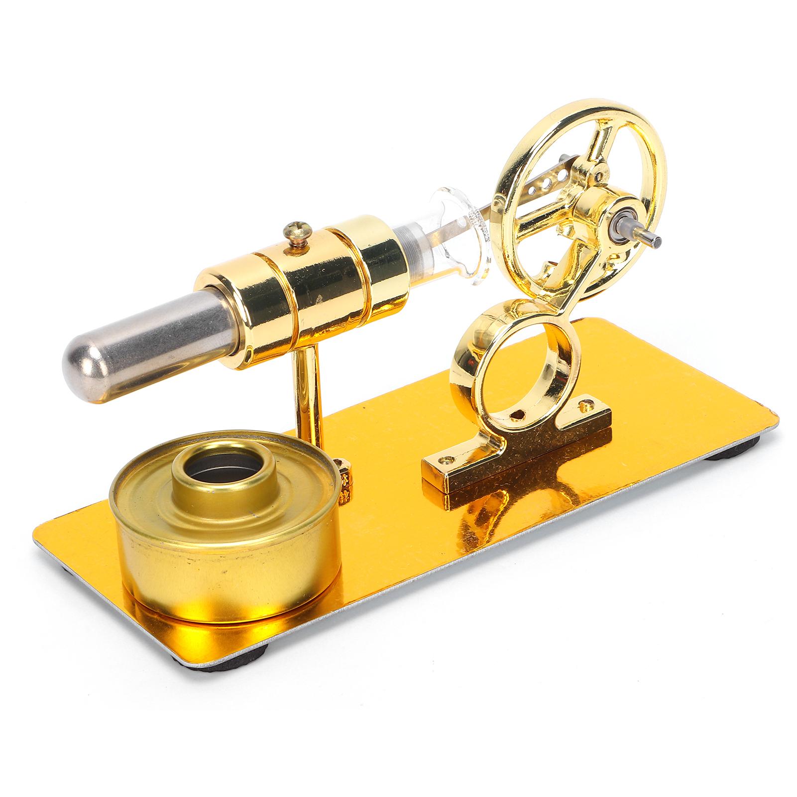 

Модель двигателя горячего воздуха Мини-генератор мощности с одним маховиком Научно-образовательная игрушка