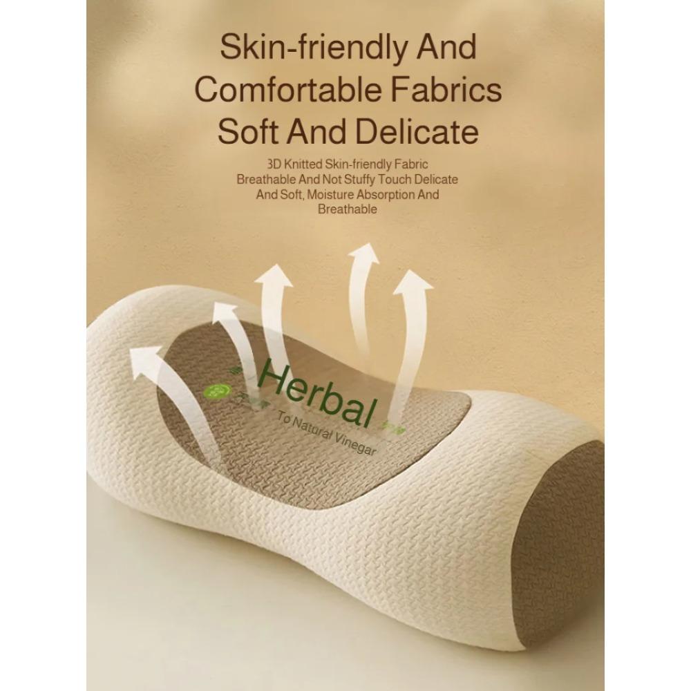 Buckwheat Pillows for Adults Cylindrical Traction Cervical Pillow Home  Hard Pillow Core Buckwheat Shell Cervical Anti-arch Pill