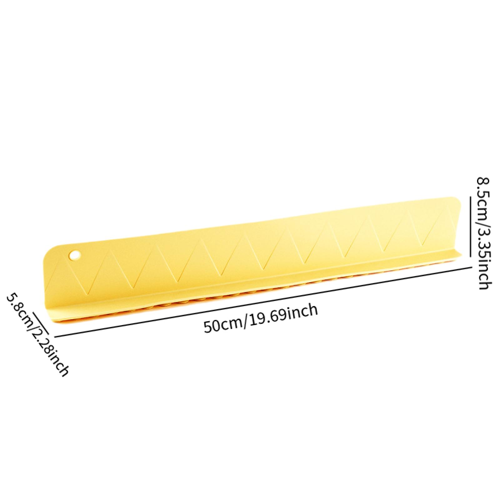 

Kitchen Sink Splash Guard Sink Water Guard For Dish Washing Island Household Sink Waterproof Kitchen Silicone Baffle Anti-Mold жовтий