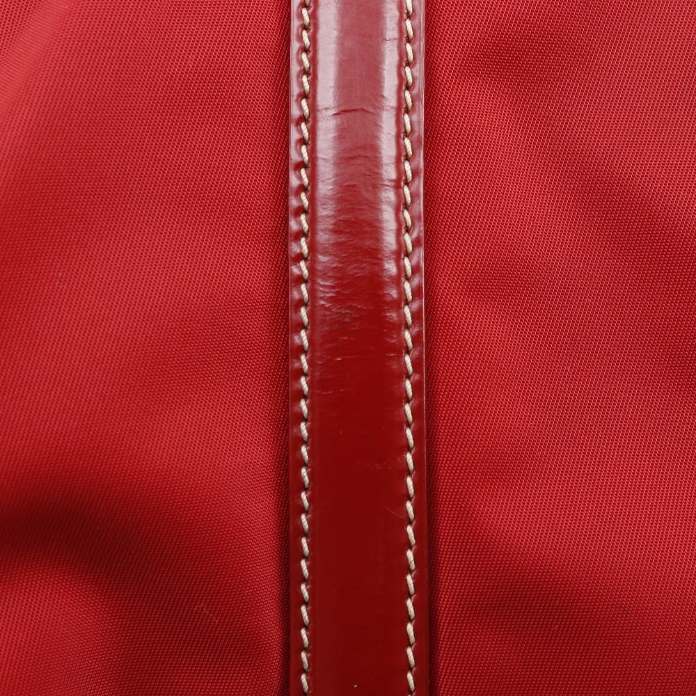 Prada 2WAYShoulder Handbag Red Nylon Women Used