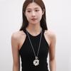 Long Necklace Metal Exaggerated Ladies Necklace Jewelry Premium Felt Gold Necklace
