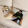 J-Ji Chang-Wook Cushion Cover Fabric Soft Furnishing,Pillowcase, Cushion Cover, Sofa Pillow, Home Decoration