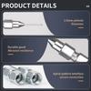 Car Grease Gun Needle Nose Nozzle Adaptor Lubricant Tip Oil Pump Syringe Repair Tool Accessory for Automotive Maintenance