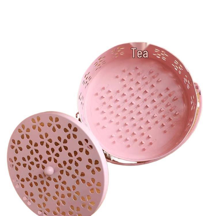 Fireproof Anti-Scald Mosquito Coil Holder with Lid - Iron Incense Burner for Indoor Use