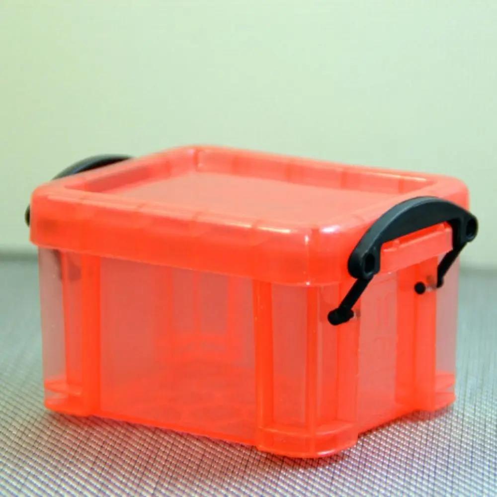 Candy Color Buckle Storage Box Desktop Sundries Organizer Cute Mini Jewelry Organizer Box Hair Clips Container