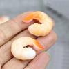 PVC Simulation Shrimp Tail Mini Fake Shrimp Photo Window Display High Imitation Shrimp  Hotel