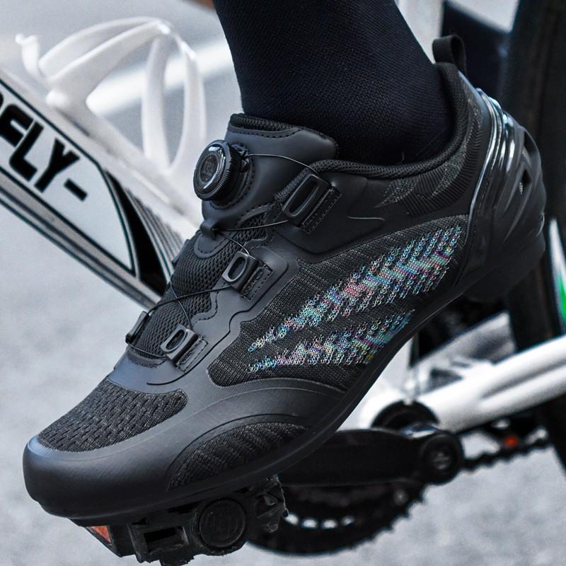 Cycling Shoes Men Women Road Bike Lock MTB Non-Lock Breathable Lightweight Outdoor