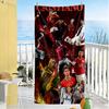 Cristiano Ronaldo Beach Towel Super Soft & Absorbent Comfortable Lightweight Perfect for Traveling Yoga Camping and Swimming