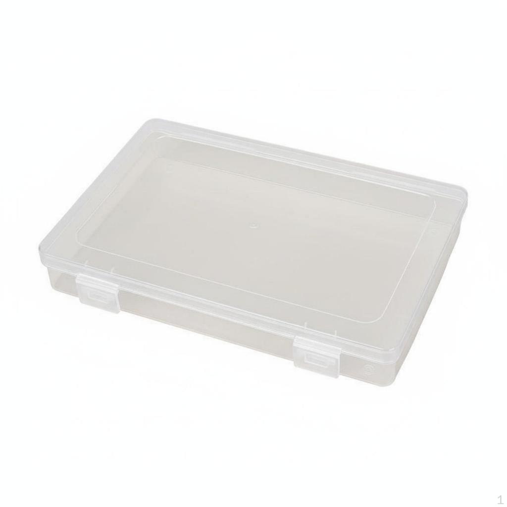 Clear Organizer Box PP Material Multipurpose for DIY Enthusiasts, Craft Room,