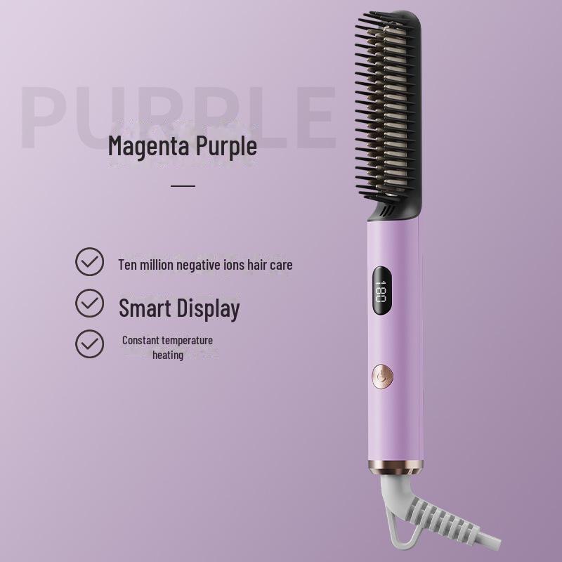 

Гребінець для волосся з негативними іонами подвійного призначення: Пухнасте та пряме, вологе/сухе використання, не пошкоджує волосся