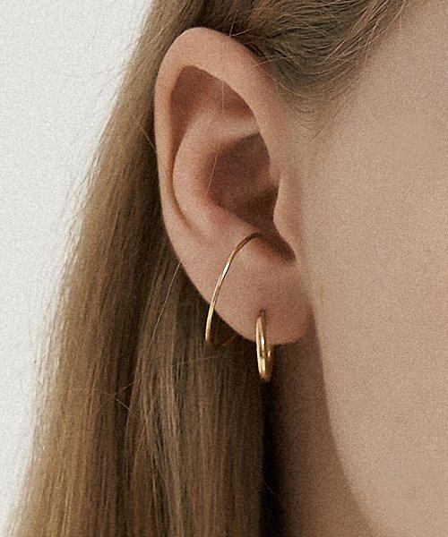 Moi Studio #Link Gold Ring Ear Cuff_11