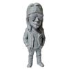 Simulated Music Singer Figurine, 3D Printed Retro Rock Character Model with Turban Sunglasses Design, Desktop Decoration for Study Room, Gaming Desk
