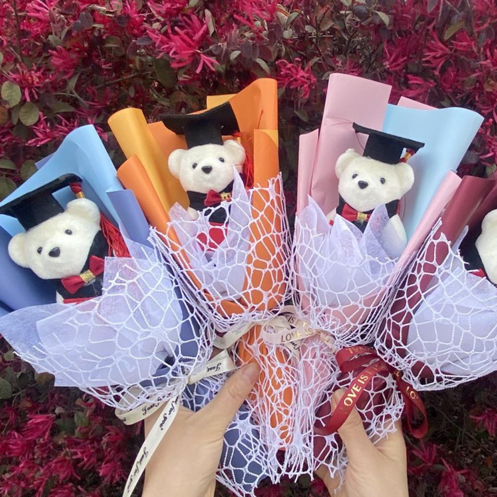 Plush Toy Animal Bouquet Graduation Gift Cartoon Lovely Bear New Bear Bouquet