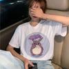 New Totoro T Shirt Women Studio Ghibli Kawaii 90S Graphic T-Shirt Harajuku Miyazaki Hayao Ullzang Tshirt Top Tees Female